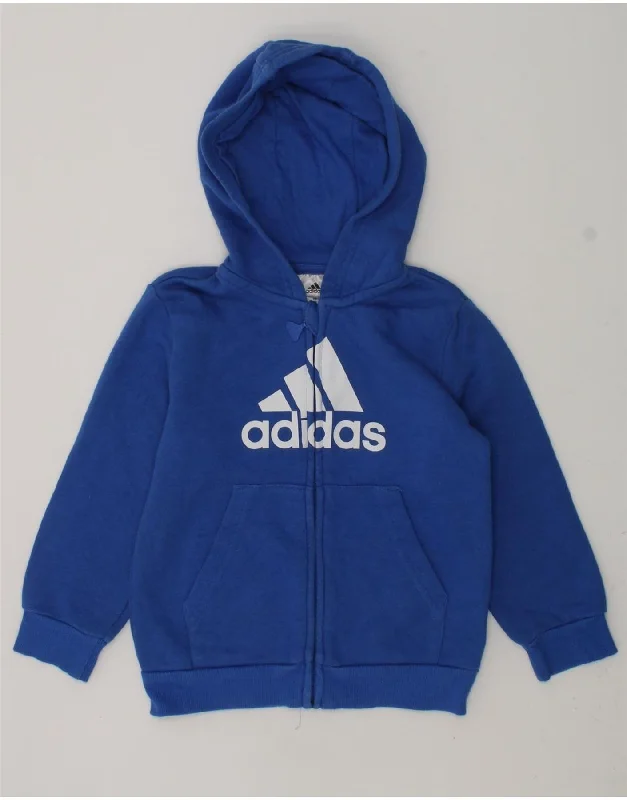 men's turtleneck sweaters -ADIDAS Baby Boys Graphic Zip Neck Jumper Sweater 18-24 Months Blue Cotton