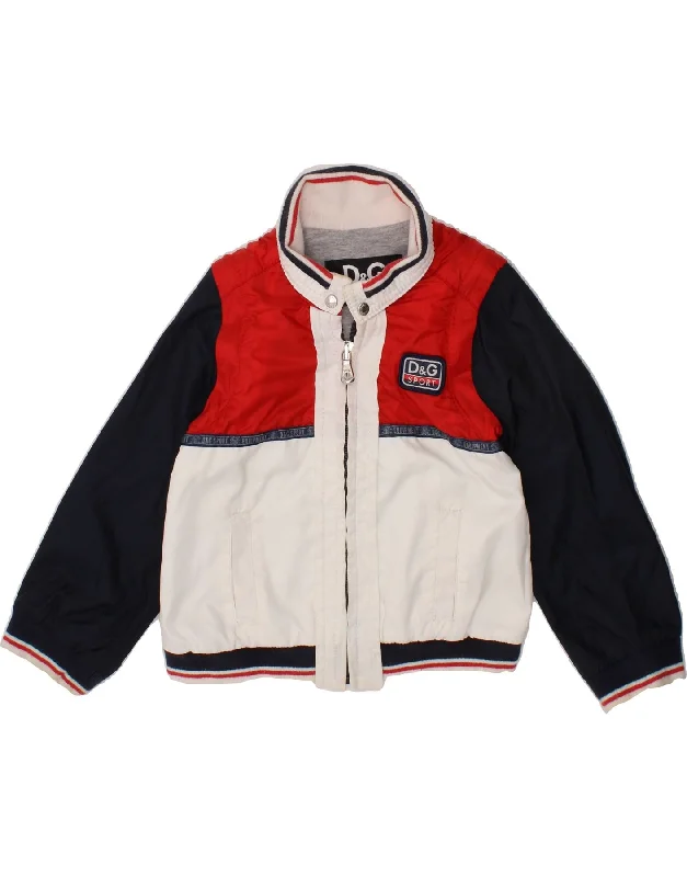 men's stylish puffer jackets -DOLCE & GABBANA Baby Boys Bomber Jacket 12-18 Months Multicoloured