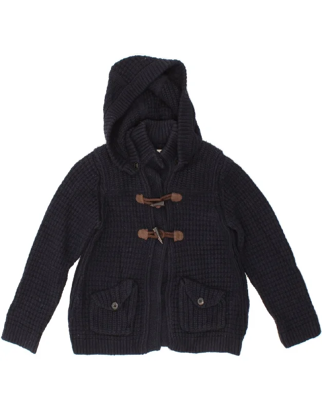 men's lightweight sweaters -MASSIMO DUTTI Girls Hooded Cardigan Sweater 5-6 Years Navy Blue