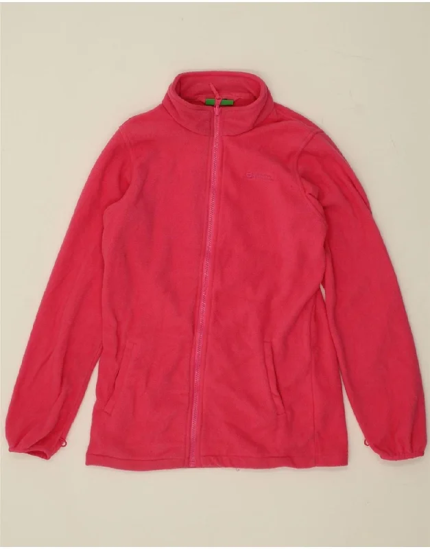 men's fleece winter jackets -MOUNTAIN WAREHOUSE Girls Fleece Jacket 12-13 Years Pink Polyester