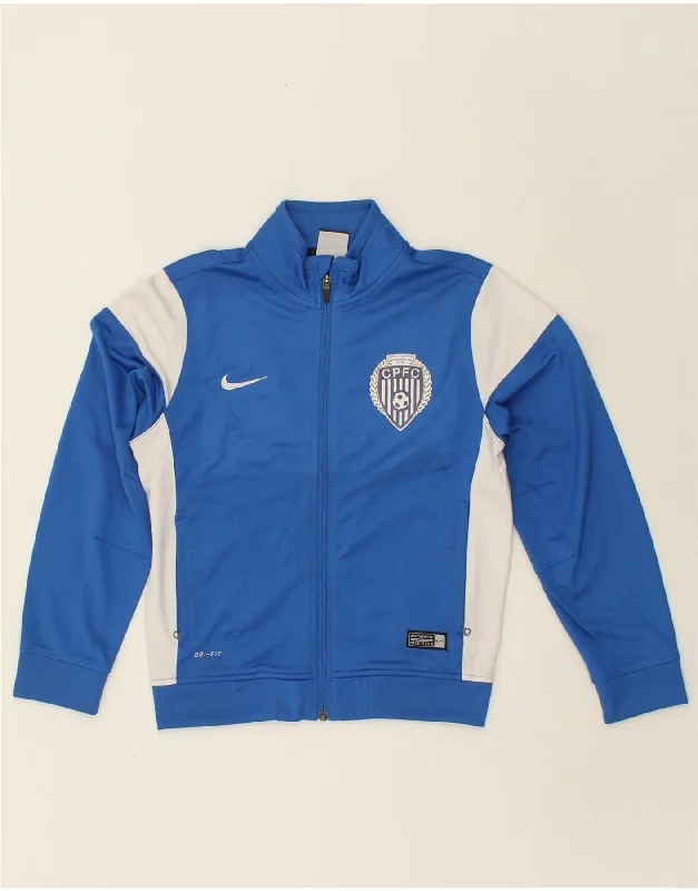 men's stylish leather jackets -NIKE Boys Dri Fit Graphic Tracksuit Top Jacket 10-11 Years Medium  Black