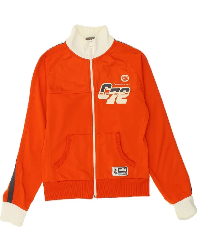 casual jackets for men -NIKE Boys Graphic Tracksuit Top Jacket 10-11 Years Medium  Orange