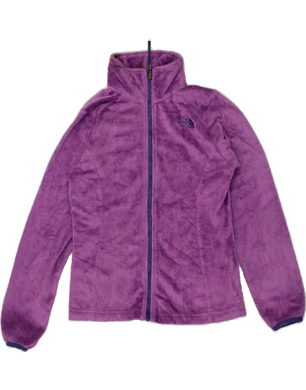 men's winter jackets -THE NORTH FACE Girls Fleece Jacket 10-11 Years Medium Purple Polyester